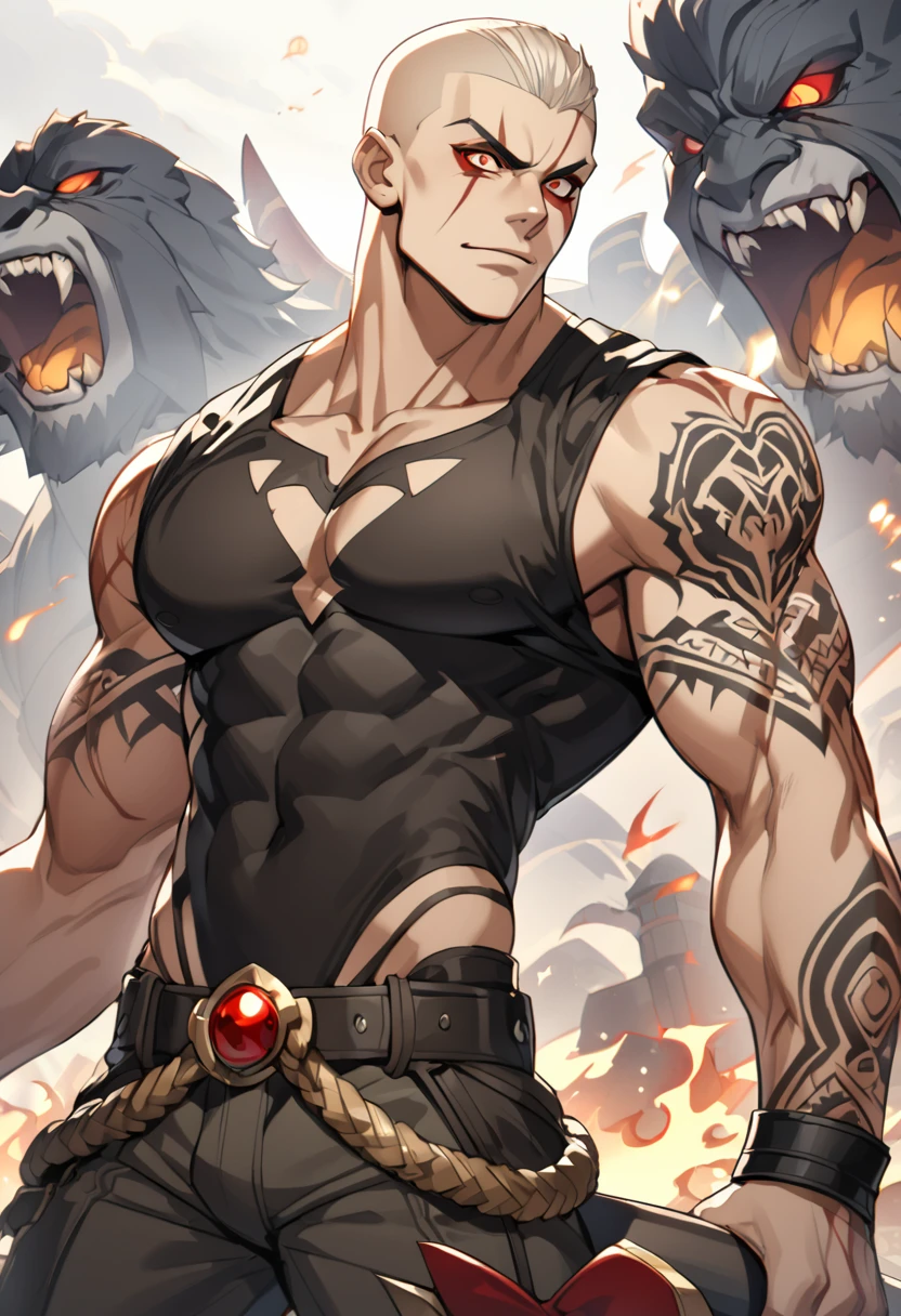  boy, 1.60 cm tall, dark green eyes, long dark brown hair, slim and muscular  , Tokyo Manji gang style and  long face, fighter  
Anime, dressed in a white tank top and long black trousers and a black leather jacket with Japanese symbols  