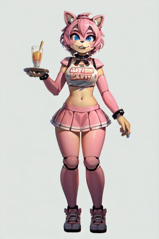 Female rozita pink cat fnaf multi character style 