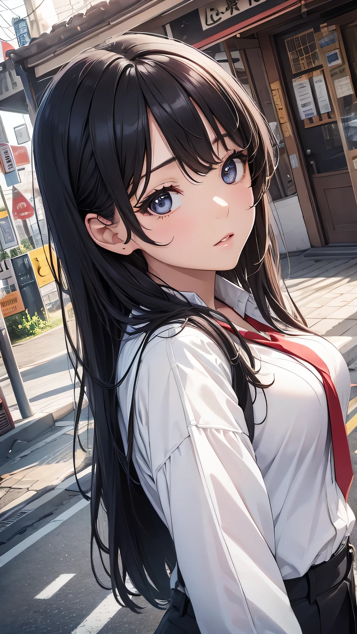 (((((tifa lockhart,Final Fantasy 7:1.5))))),((Highest quality、masterpiece、anime style、best quality、high resolution、8k、detailed、ultra-detailed:1.3))、Long legs:1.2, Beautiful woman with perfect figure:1.4、(Smiling:1.2), double eyelid、30-year-old female、((((One Woman,beautiful face,Beautiful face、Outdoor,upper body:1.5)))),Big Breasts、High resolution, accurate, Anatomically correct, High-resolution model, high quality, Very detailed, Ultra high definition、Black Hair、Straight Hair、Long Hair,赤いオープンフィンガーグローブ,battle,monster