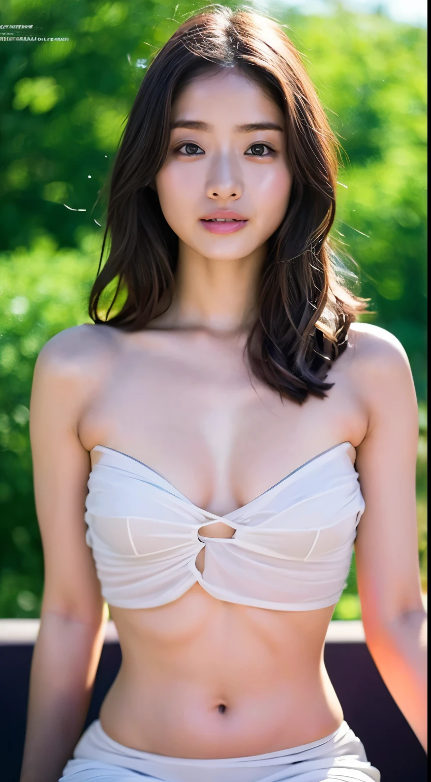 (8k, RAW Photos, Highest quality, masterpiece:1.2), 非常にdetailedな, Super Resolution, (Realistic, Realistic Photo:1.37), Portraiture, High-resolution RAW color photos, Professional photos, 非常にdetailedで美Shii, 非常にdetailed, 8k wallpaper, 素晴らShii、detailed, Large file size, Official Art, highly detailed CG unity 8k wallpaper, 非常にdetailed美Shii女の子, 非常にdetailed顔, 非常にdetailed目, 非常にdetailed肌, 非常にdetailed指, 非常にdetailed鼻, 非常にdetaileddetailed口 , Perfect Anatomy, 非常にdetailed背景, Very good quality clothing, One Girl, (20:1.2), 20th generation, cute girl, Realistic body, , Fair skin, Glowing Skin , the body is slim, Handsome body, Black Hair , short hair, (Blunt bangs:1.2), smile, cute, like々Shii, cute face, Realistic Face, Delicate eyes, Droopy eyes, lingerie, See-through, Earrings, View your audience, Cowboy Shot, look forward to, Standing posture, Opposition, Dynamic Lighting, (Huge breasts:1.2), Cowboy Shot