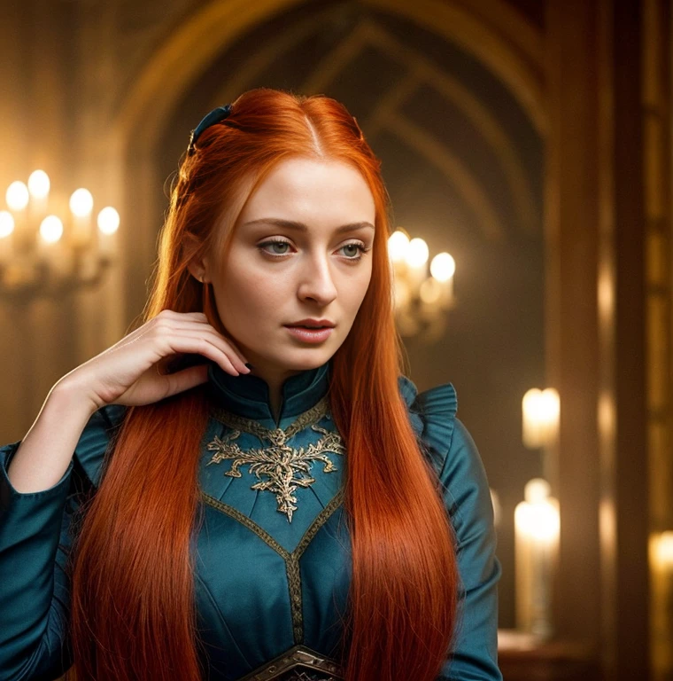 Ellie Bamber plebeia pobreque mora na vila do reino do norte de game of thrones