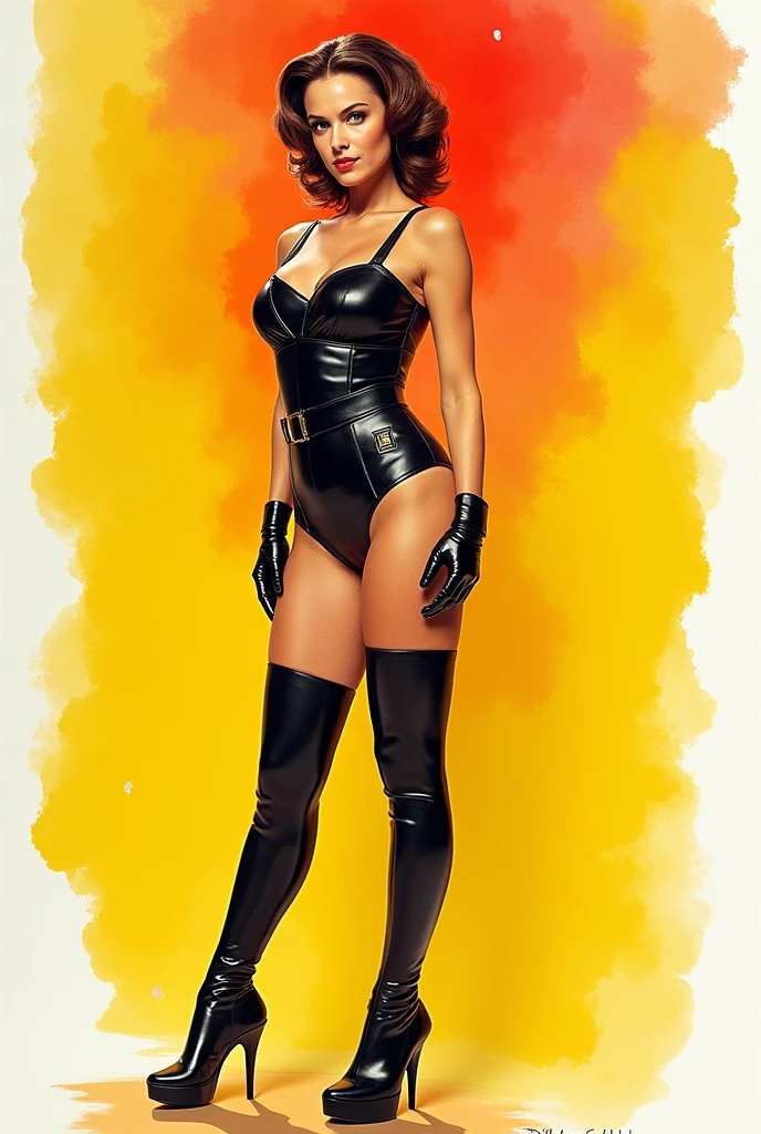 harley quinn nude in the style of Nathan Szerdy
