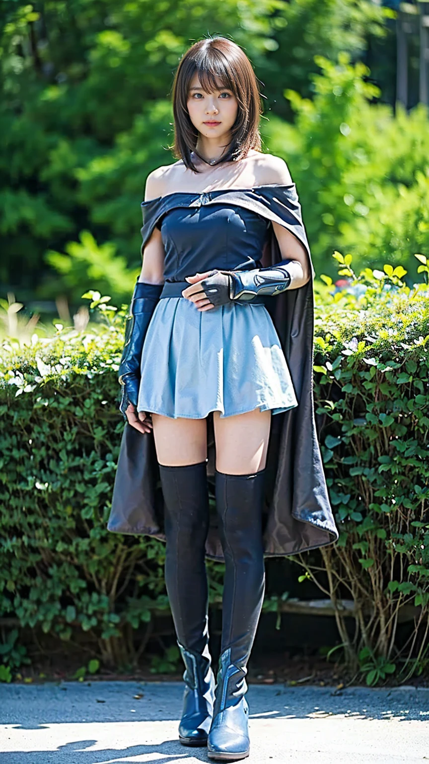 (Female Warrior: 1.5), (brunette warrior girl: 1.3), 1 girl, standing alone, Bela , Youngh, (Bblack hair), (greeneyes), Skinny, breasts small, Face pretty, Waist slender, fine legs , space between thighs, (Knight's Armor), (steel breastplate, Steel gauntlets, steel gloves: 1.1), (green mini skirt: 1.3), (Skirt Lifted by itself: 1.1), (Skirt Lift: 1.3), (showing White-panties: 1.3), White-panties, tiny panties, (camel toe: 1.2), front-facing, (cowboy shot), medieval fantasy, Dungeons and Dragons, rpg character, best qualityer, (work of art), ultra-realistic, 8k