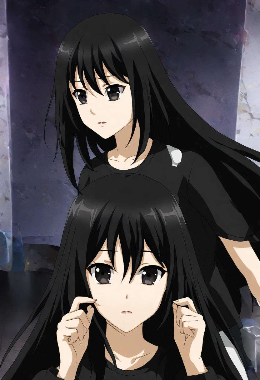 masterpiece, anime girl sitting in a chair with her hand on her chin, in the anime series ergo proxy, in the anime film ergo proxy, in the anime film, still from tv anime, screenshot from a 2012s anime, screenshot from the anime film, still from anime, anime visual of a young woman, female anime character, today's featured anime still
