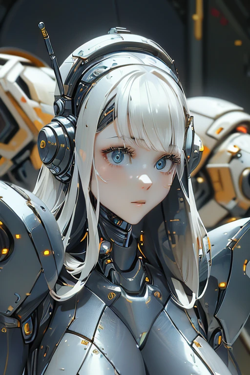 (masterpiece),(Highest quality),(Super detailed),(Best illustrations),(Best Shadow),(Absurd),(Detailed Background),(so beautiful), 16K, 8K, 4K,(Best Shadow),robotization,woman ,big bust,Robot Joint ,Metal skin,Black robot Suit,long hair,a black robot suit that covers the whole body,robot hand,cyber bodysuit,mecha head,(Detailed hands and fingers:1.2),Ball joint robot body,doll joint,beautiful face,beautiful robot girl,robotic eye,robotic hands,(no more human skin),android girl,cyborg girl,metal helmet,machine girl,(machine made joints:1.2),(machanical limbs:1.1),(blood vessels connected to tubes),(mechanical vertebra attaching to back),(mechanical cervial attaching to neck),no messy picture style