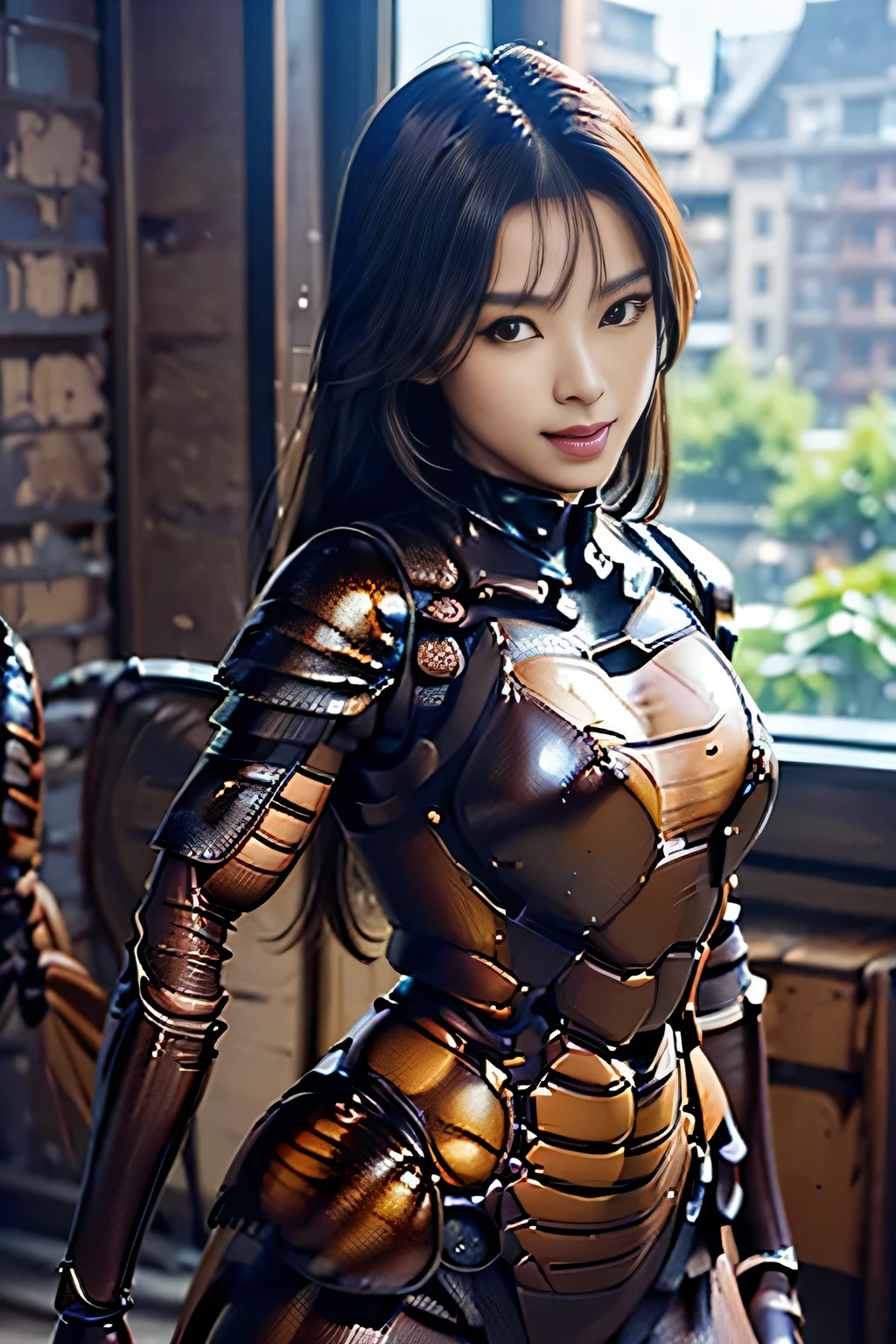 (high resolution,masterpiece,best quality,extremely detailed CG, anime, official art:1.4), realistic, photo, amazing fine details, all intricate, gloss and shiny,awesome many layers, 8k wall paper, 3d, sketch, kawaii, illustration,( solo:1.4), perfect female proportion,villainess, (fusion of dark brown cockroach and lady:1.4), (brown cockroach form lady:1.2), (brown cockroach lady:1.2), (fusion:1.2), (solo:1.4), (evil smile:1.2), muscular, abs, (cockroach brown exoskeleton bio insect suit:1.4), (cockroach brown exoskeleton bio insect armor:1.2), (brown transparency cockroach wing:1.4), (brown cockroach antennae:1.3),