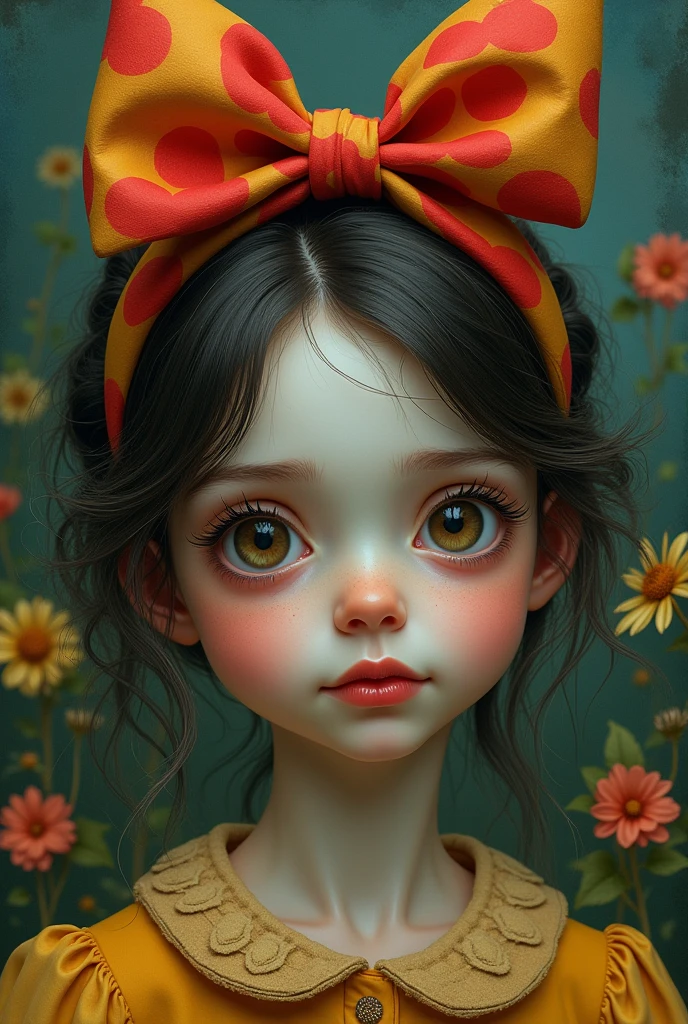 lewis carrol, Alice in Wonderland, Surreal and strange dislocation art:Collage,There are many different things on the faces,neon colors playground toys,Geometric Dislocation,Collage,Hollow,Artistic sense,Painting,paint,Simple, children playing infants girls and boys