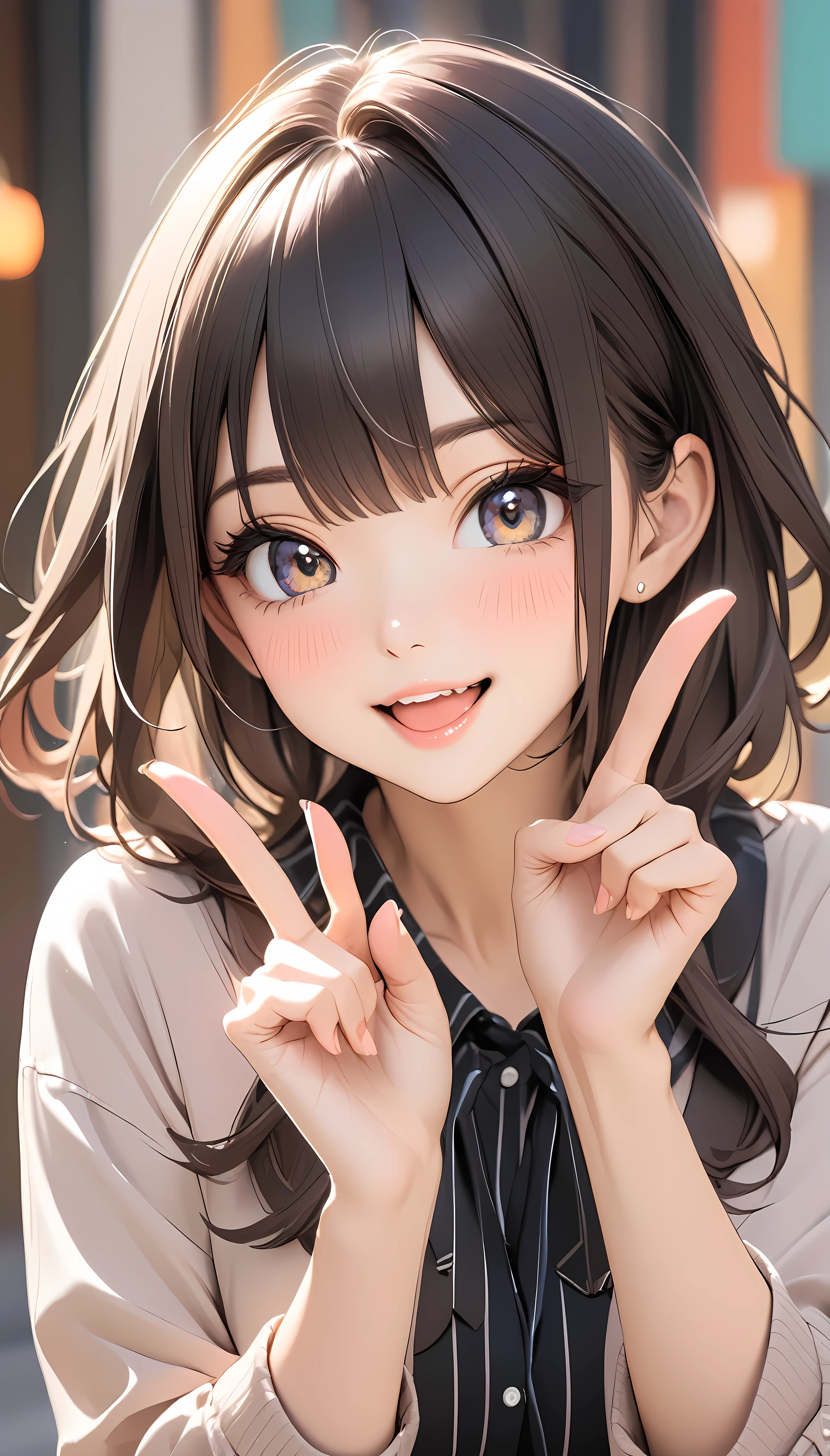 Attractive looks, Cute hand gestures, ARW