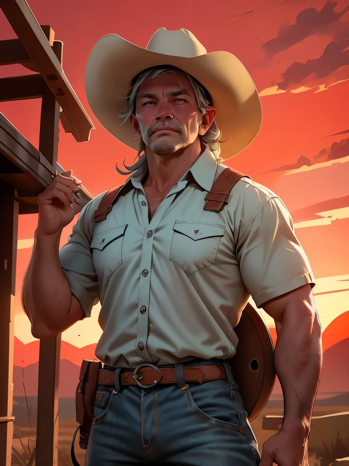 wilderness,dust kicked up
