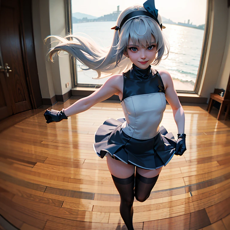 femele,White hair,Spread your legs,Expose ,比基尼,facing to audience