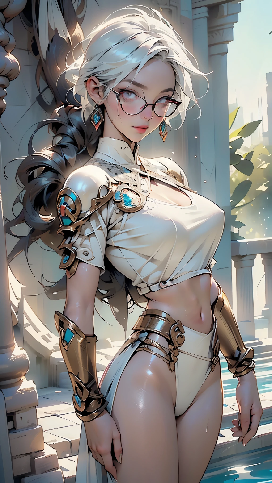 1girl,

(huge breasts:1.4),((((Black hair, straight hair, very long hair, very long black hair)))),(((black_eyes:1.3))),intricate eyes,beautiful detailed eyes,symmetrical eyes,((((lustrous skin:1.5,tanned skin,bright skin: 1.5,skin tanned,shiny skin,very shiny skin,shiny body,Reflective skin)))),(bimbo,spider lower abdomen,narrow waist,wide hip,athletic body,inflated legs,thick thighs,(detailed face)),beautiful detailed lips,

cute,slutty,sensual,seductive look,seductive,((erotic)),opulent,sumptuous,((nsfw)),

((clear lenses with black frame)),(military black suit, black suit,armor black suit,tight armor suit,shiny black suit),((red details on his suit, red cobra logo on the chest)),

(flirtatious pose:1.3), looking at viewer,serious, cruel,centered,scale to fit dimensions,Rule of thirds,

indoor((Nazi bunker,room, dark bunker, swastika,depths of a steampunk bunker)),scenery:1.25,((intricate scenery)),

(Glossy steampunk ornaments),highres,sharp focus,(ultra detailed,extremely detailed),(photorealistic artwork:1.37),(extremely detailed CG unity 8k wallpaper),(((vibrant colors,vibrant theme))),(intricate),(masterpiece),(best quality),artistic photography,(photography taken by sldr),(intricate background),perfect rendered face,perfect face details,realistic face,photo realistic,((intricate detail)),(((realism))),
