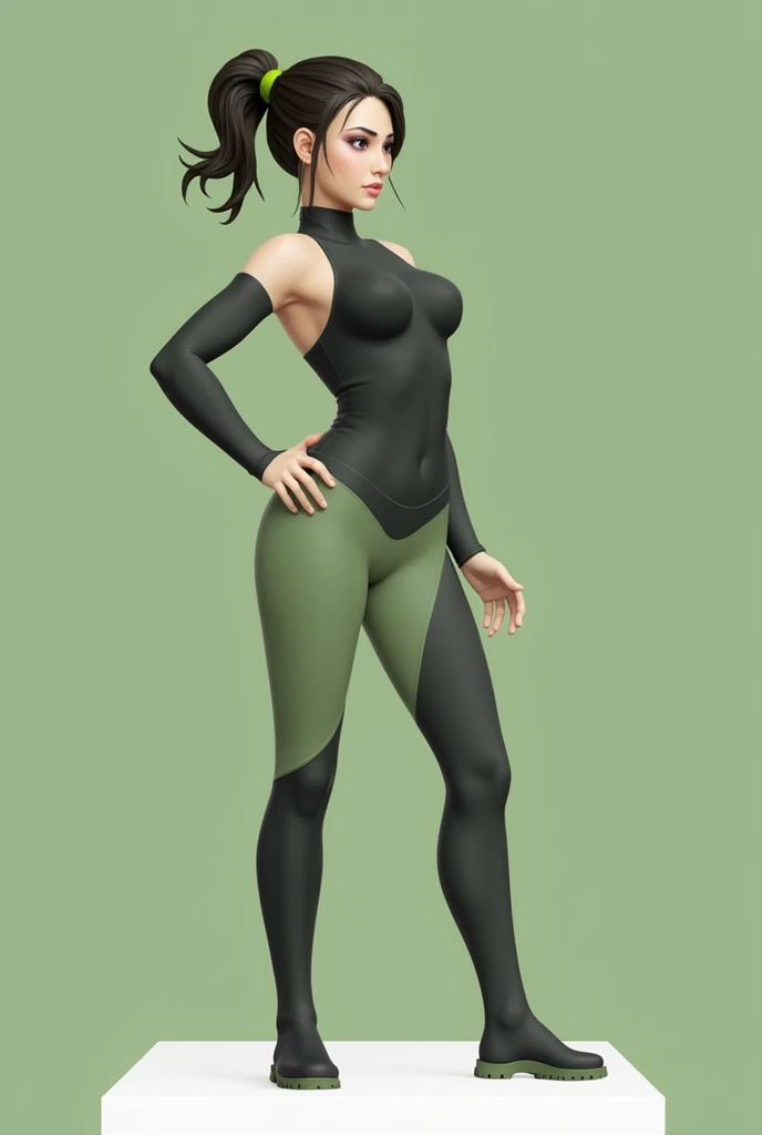 Dark green hip-covering pantyhose,Dark green stockings,Dark green stockings,Dark green pantyhose,super detailing,hyper HD,A high resolution,1080p,Anatomically correct,acurate,Colossal ,Upturned buttocks,body coordination,Portrait photos,Slender thighs,Delicatemakeup,Best quality at best, tmasterpiece, 超A high resolution, RAW photogr, Beautiful and beautiful,deepshadow, (realisticlying:1.4), full-body composition, Striking perspective,barechested
