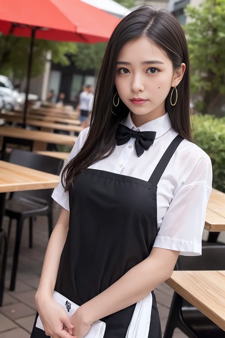 masutepiece、Best Quality、ultra-detailliert、high-level image quality、Waitress uniform、resturant