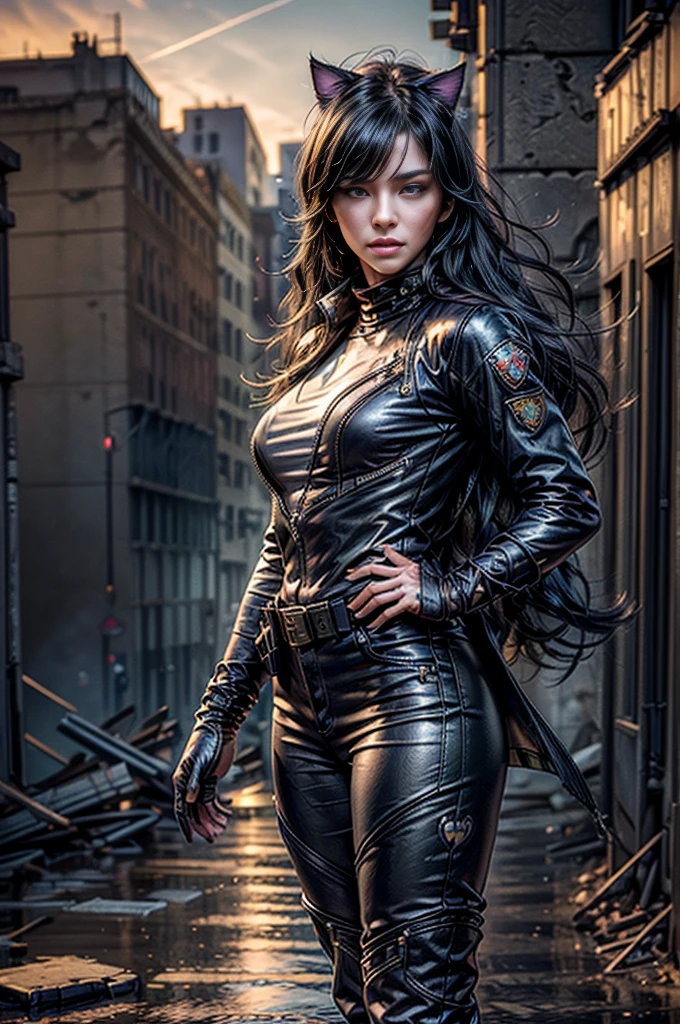 Psylocke, japonesa rosto lindo, bunda grande, peito grande, cabelo azul, rosto realista detalhado, gostosa, labios canudos, anatomia perfeita, cabelo grande azul, flowing hair, traje azul baseado no traje que jim lee a desenhava nos anos 90, pose baseada nas de jim lee, realista, 4k