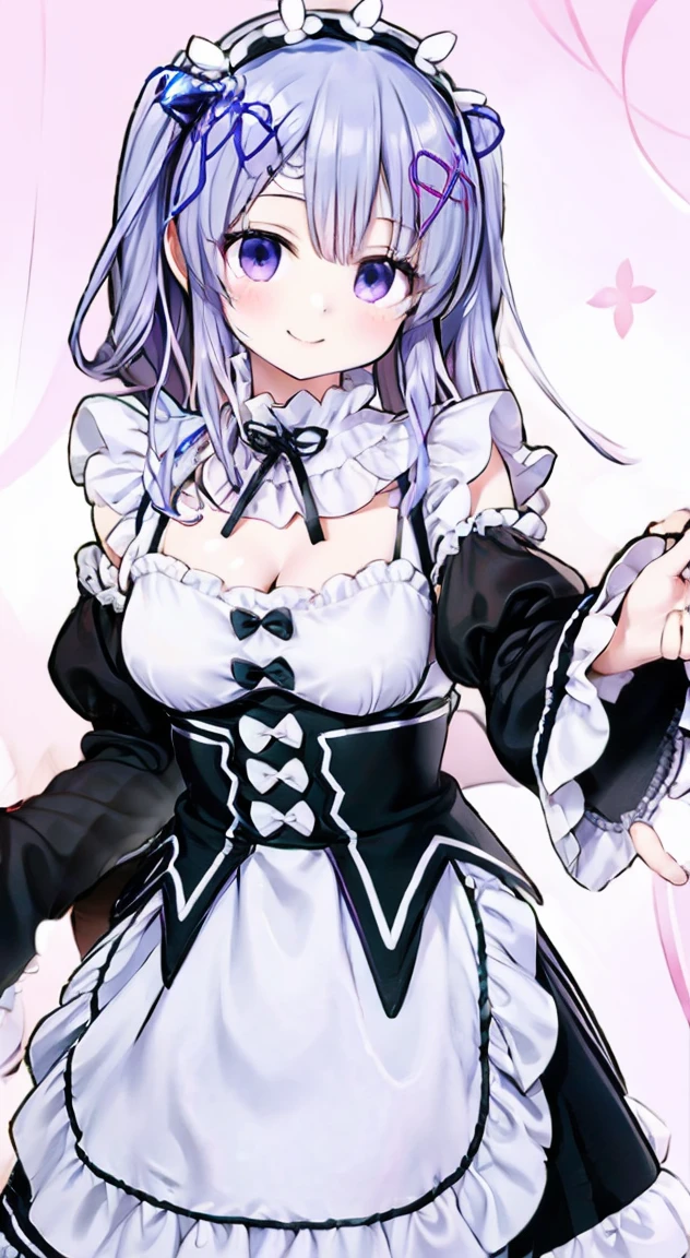 cute,Kiriko Yukoku,maid uniformA smile full of happiness,