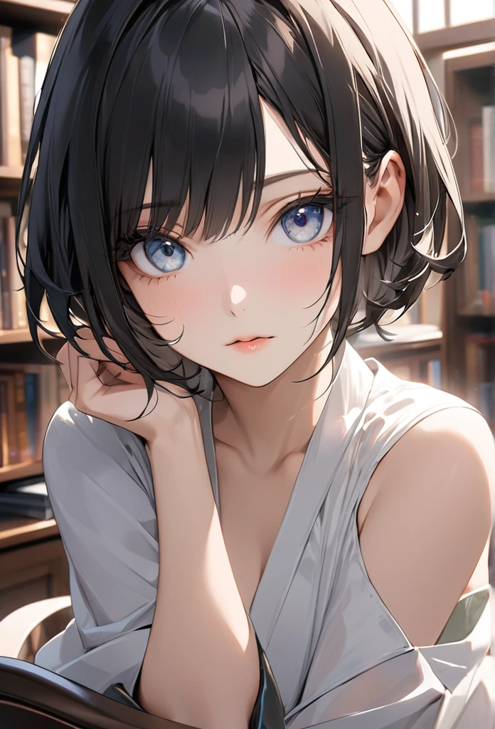 girl,Character design sheet,Beautiful attention to detail,Beautiful lip detail,Very detailed目と顔,Long eyelashes,Realistic,photoRealistic:1.37,Very detailed,Professional,Vibrant colors,Studio Lighting,Sharp focus,Physically Based Rendering,High resolution,超High resolution. blue eyes,Big eyes， Long Hair，Curly hair、Black Hair，Red cheeks，smile，Droopy eyes，Open your mouth a little，Small breasts，sweater，Chino pants，Tote，whole body，station、bow