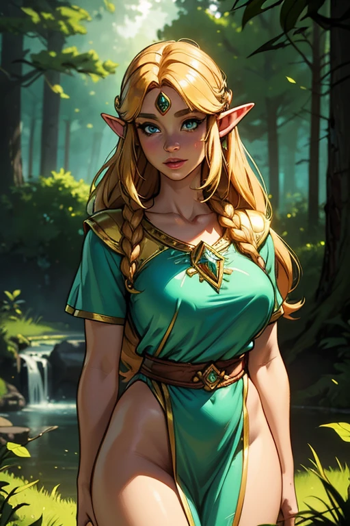 Zelda naked with humongous breasts