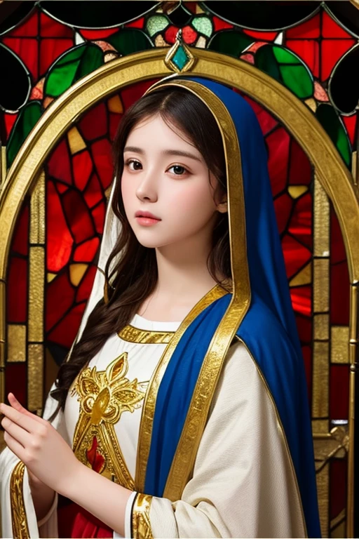 Religious theme I want to create the sacred heart of Jesus