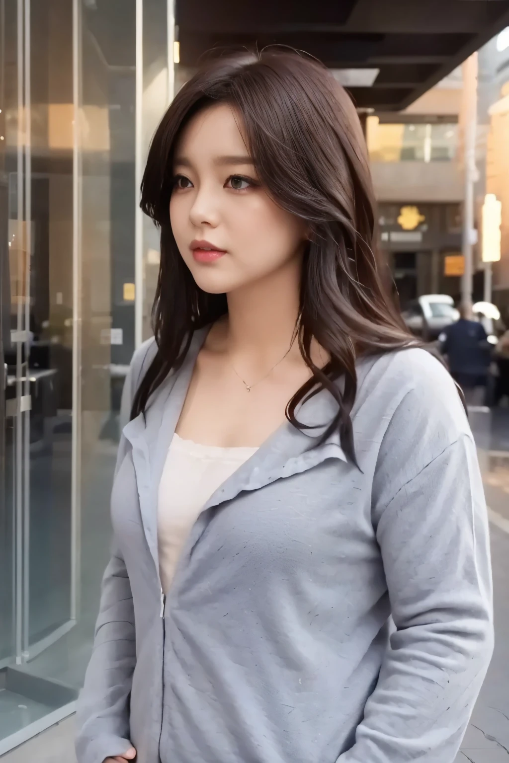 what, 1 girl, Alone, pretty girl, Best Quality, Very detailed, 8k, High resolution, Detailed face, Bob Hair,
