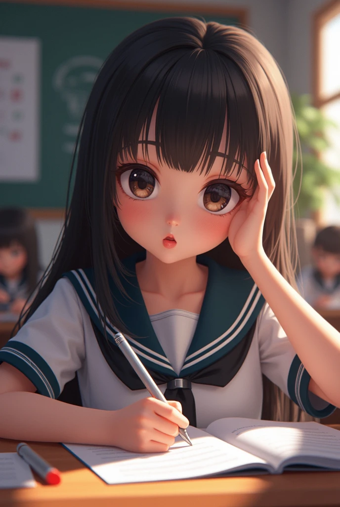 Mariana, a shy girl, He found a little note in his backpack one day at school.