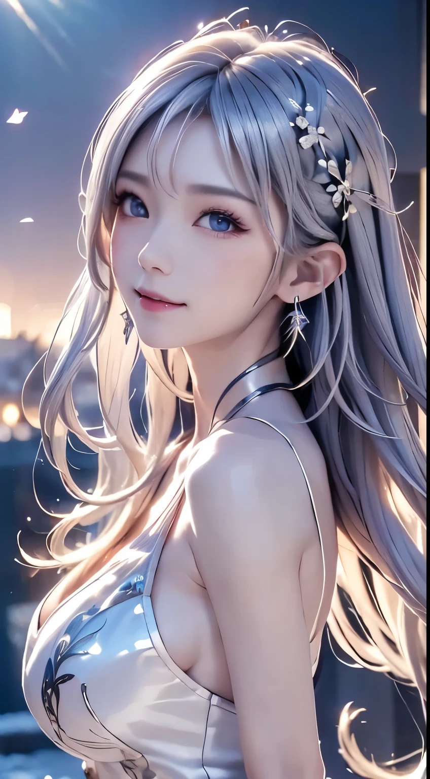 silver hair, black dress, Brunette Girl, big Smile, Super beautiful sparkling eyes、Girl hanging from ceiling with arms tied with rough rope、Sweat、The rope bound her body、Wet body、Rough rope digging into crotch、A large amount of liquid flows out from the groin、One leg is suspended above by a rough rope、Tied up with rope、Tightly bound、My hands are tied、Feet dangling from shackles (8k, Live Shooting, Highest quality, masterpiece: 1.4), Ultra-fine mesh, (Realism, Photorealistic: 1.48), masterpiece、最high quality、Super detailed、8k、Detailed light、Detailed Shadows、Raw、(Detailed skin)、(Realism: 1.2)、18 years old、Long Hair、White lace underwear、In the torrential rain, masterpiece, 最high quality, Ultra-high resolution, (Realistic:1.4), Beautiful face in every detail, high qualityの衣類, Amazing European Women, Wearing a white tank top, very cute, Portraiture, 肌が柔らかくてPerfect Face、Perfect Face, Shoot your hair, 8K resolution,Super Realistic,Very detailed,high quality, (Small breasts:1.5), Broad perspective, 
