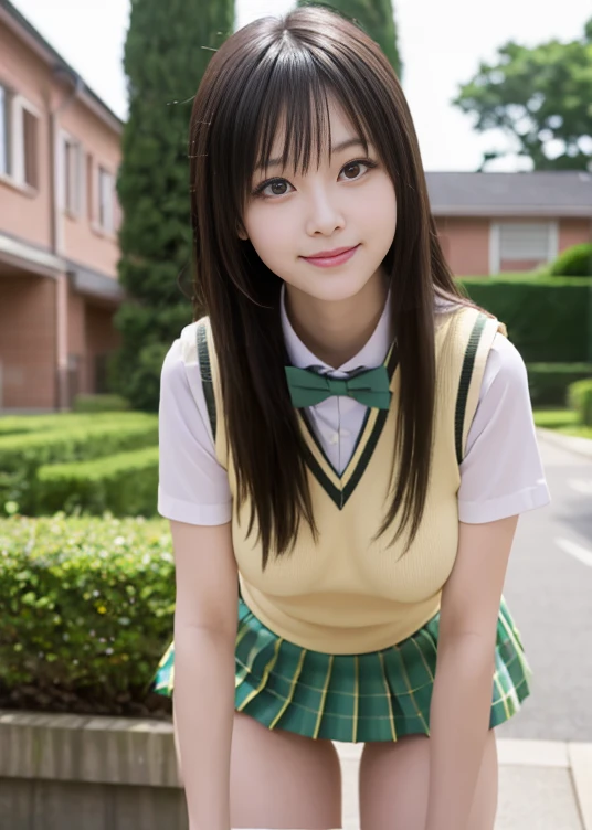 knee up,Side Shot,masterpiece, highest quality,(12 year old Japan girl:1.5),(I feel like crying:1.3) ,garden,(A cool hairpin for a junior high school girl in summer clothes:1.8),T-Shirts,mini skirt,Brown eyes,(small:1.7),(Smooth straight hair:1.5),(Slender body,Thin legs),Detailed eyes,Very white skin,Let your bangs down,Detailed body,,Detailed hands,No makeup, Whole Body Ezbian, knee up,Sitting smile,Smiling and showing white teeth,(Small Tits:1.3),flower,Thin thighs exposed,