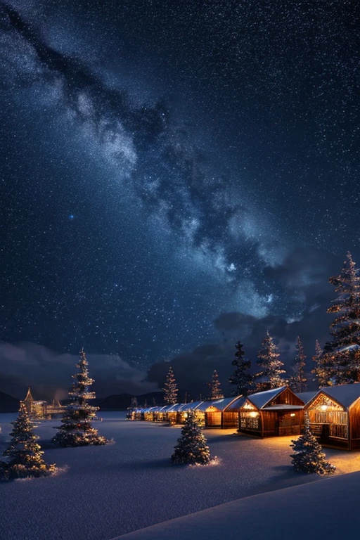 Starry Sky Highest quality Steampunk night空 unmanned background Fantasy