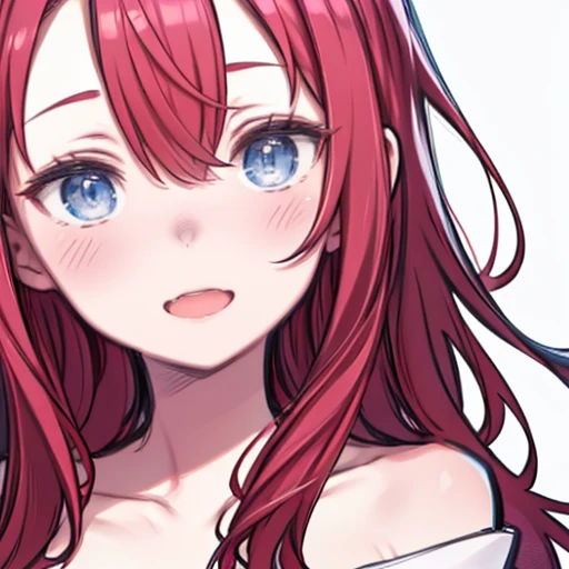 a beautiful detailed portrait of Kushina Uzumaki, extremely detailed facial features, beautiful eyes, lips, nose, long eyelashes, sensual and attractive expression, perfect skin, large breasts, masterpiece, 4k, high quality, realistic, photorealistic