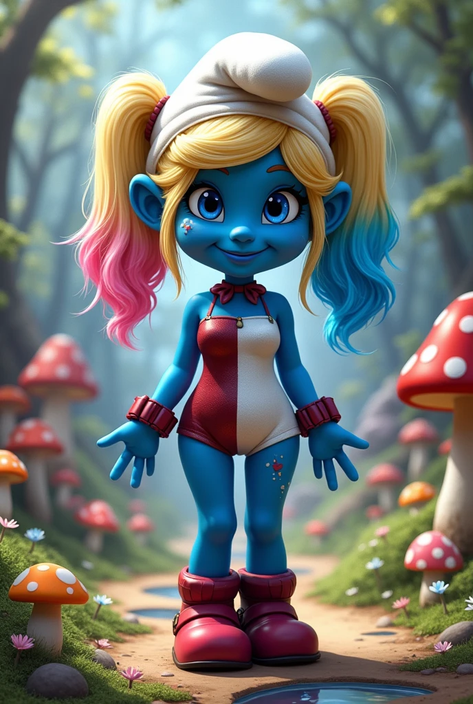 Smurfette without any clothes
