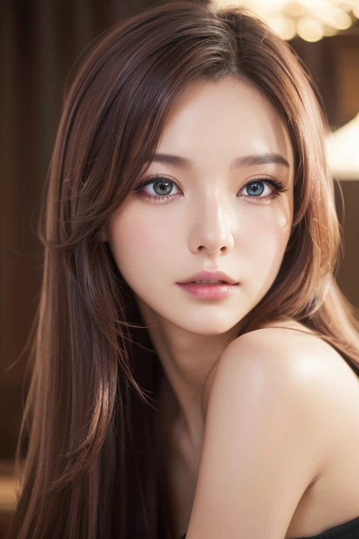 masterpiece, Highest quality, Realistic, Highly detailed CG integrates 8K, 8K,(Very beautiful face, Beautiful Lips, Beautiful Eyes), Exquisitely detailed face,1 Girl, Very beautiful girl,Exquisite eye makeup,Subtle eye detail,The best example of four fingers and one thumb,Toned figure,Nice and beautiful smile,明るいLong Hair,transparent, Quality hair,(masterpiece, Highest quality:1.2),alone,The eyes are exquisite and delicate,Brown Hair、Long Hair、Pink Lips,blue eyes,Big Breasts、Wavy Hair、(((racequeen:1.0)))、Japanese、25-year-old female