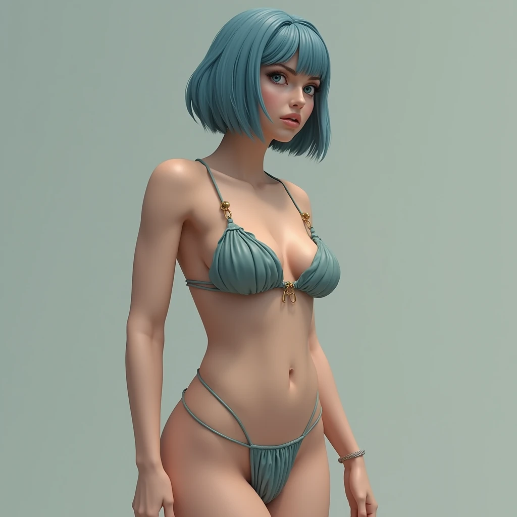 Marge simpson 3d in black lingerie transparent 