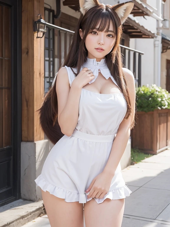 (8k, RAW photo, best quality, masterpiece:1.2), (realistic, photo-realistic:1.37),st. louis \(luxurious wheels\) \(azur lane\),1girl,(Kpop idol), (aegyo sal:1),hair ornament, portrait, (white dress:1.1), necklace, black ,cute, night, professional lighting, photon mapping, radiosity, physically-based rendering,