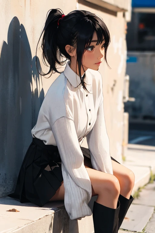 masterpiece, best quality, 1girl,<lora:FP:0.8>,wet clothes,depth of field,on side, bed,