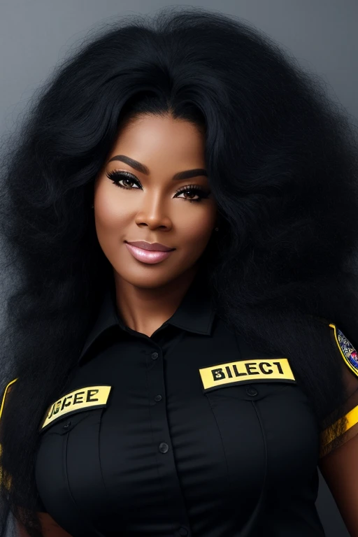 orgasm_face,<lora:orgasmFace_v10:0.8>, black police woman