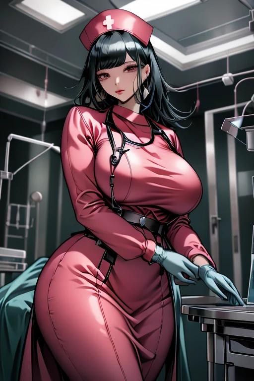 nurse uniform,hospital, latex nurse suit,nurses,busty,elbow gloves,labcoat,black hair woman,red eyes , gigantic ,medical instruments,asian nurse,two nurses,speculum,examination room,oversize ,big ass ,strap on, lay on table ,legs spreaded,giving birth,gyno chair , dentist,Milf,latex,red uniform,oversize breasts