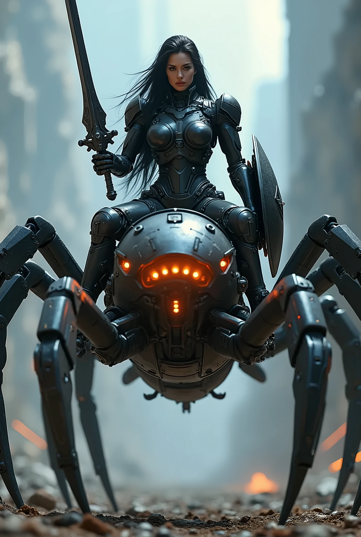 Robot crabs stalk a cute woman (Scarlett Johansson, age 25, dressed only in cloth tatters, dirty and battered) across an alien jungle. Horror. Danger. Peril. Sci Fi