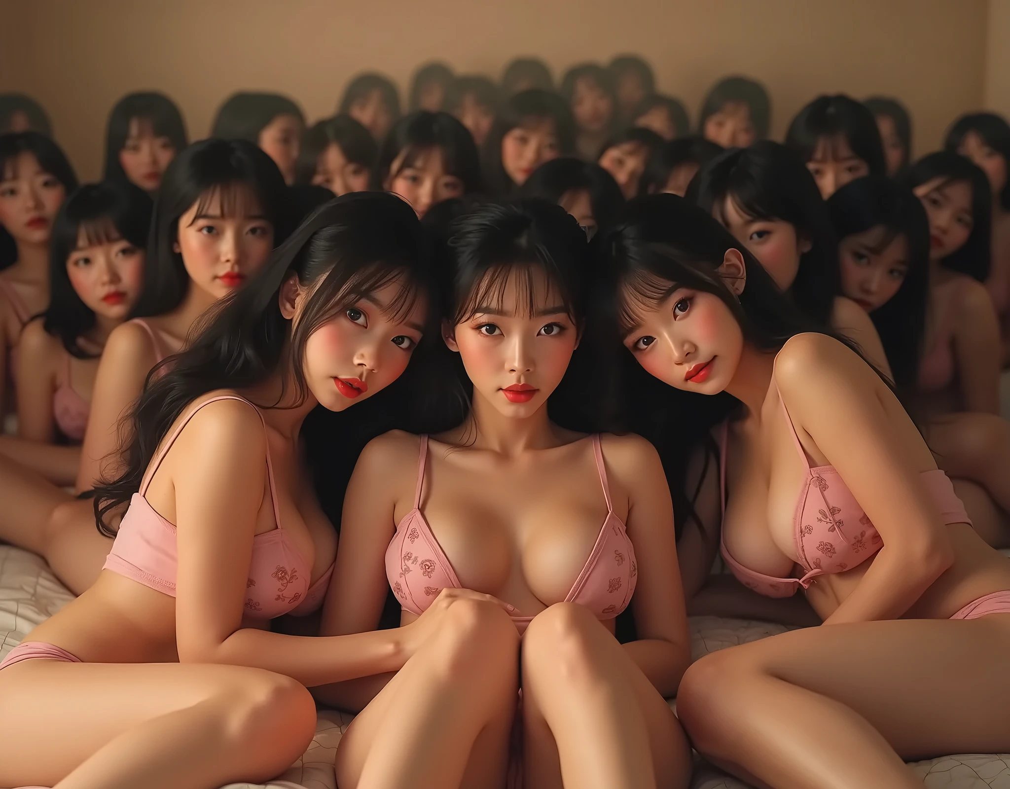 top-quality、​masterpiece、4 girls、Open your mouth wide、Stick out the tongue、selfee、Body adhesion、close contact of the chest and chest,,,,,,,,,,,,,,,,,,,、、sexly、Red lips、Eros