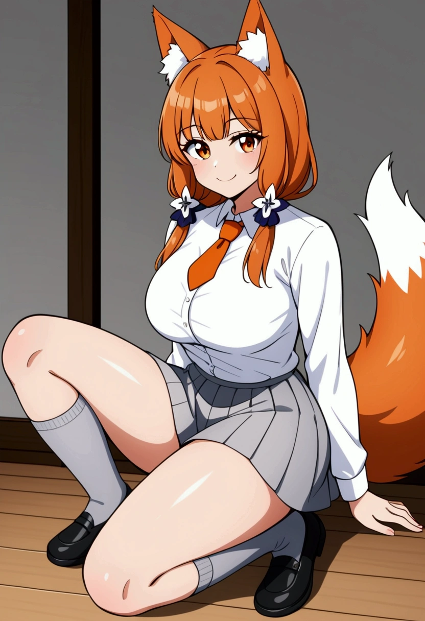 Masterpiece, High quality, High quality of art, best quality, anime lineart, 1girl, kitsune, little fat, red brown hair, Red brown fox ears, red brown fluffy tail, big fluffy tail, very giant breast, Calm face, Lying on the couch, brown red hair on pussy, naked, lush, big thighs  nsfw, pussy, nudes, calm face, Half-asleep, smiling, in pleasure, fur on pussy, in kitsune shrine, hairy pussy