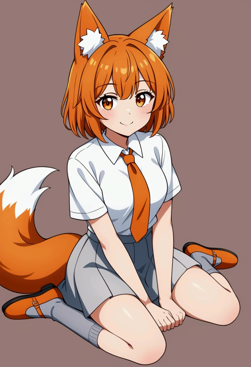 1girl, holo, animal ears, brown hair, long hair, red eyes, wolf ears, wolf girl, small , nude, sng canine pussy, sprg canine pussy, showing ns, view from beolf tail, spice and wolf, BREAK, bendiver, looking at viewer, (half-closed eyes), seductive smile, day