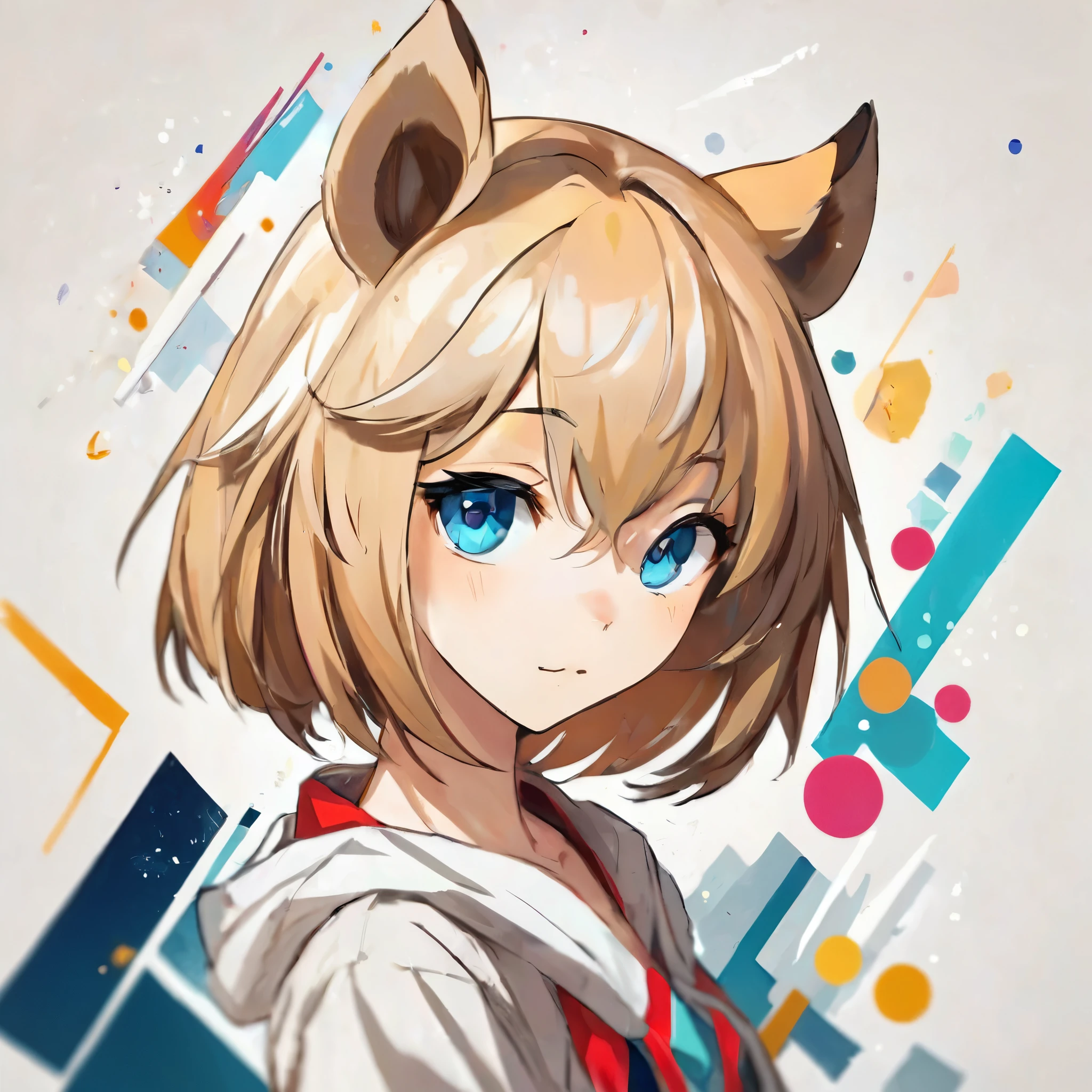 PORTRAIT OF A GIRL,1GIRL,best quality, 4k, 8k, highres, masterpiece:1.2, ultra-detailed, elegant seal, shutterstock contest winner, logo art,artwork,angular,vivid colors,bokeh,illustration-style,modern,eye-catching pose,striking composition,sleek lines, precise details,c highly stylized, unique pattern,abstract elements,geometric shapes, sophisticated aesthetic,crisp lines, expressive strokes,fluid shapes,textured background, ,artistic flair,((CAPYBARA)),ANTRHO,CUTE FEMALE,ANTHROPOMORPHIC,FURRY,ANIMAL EARS, ANIMAL NOISE,CAPYBARA EARS, CAPYBARA NOISE,