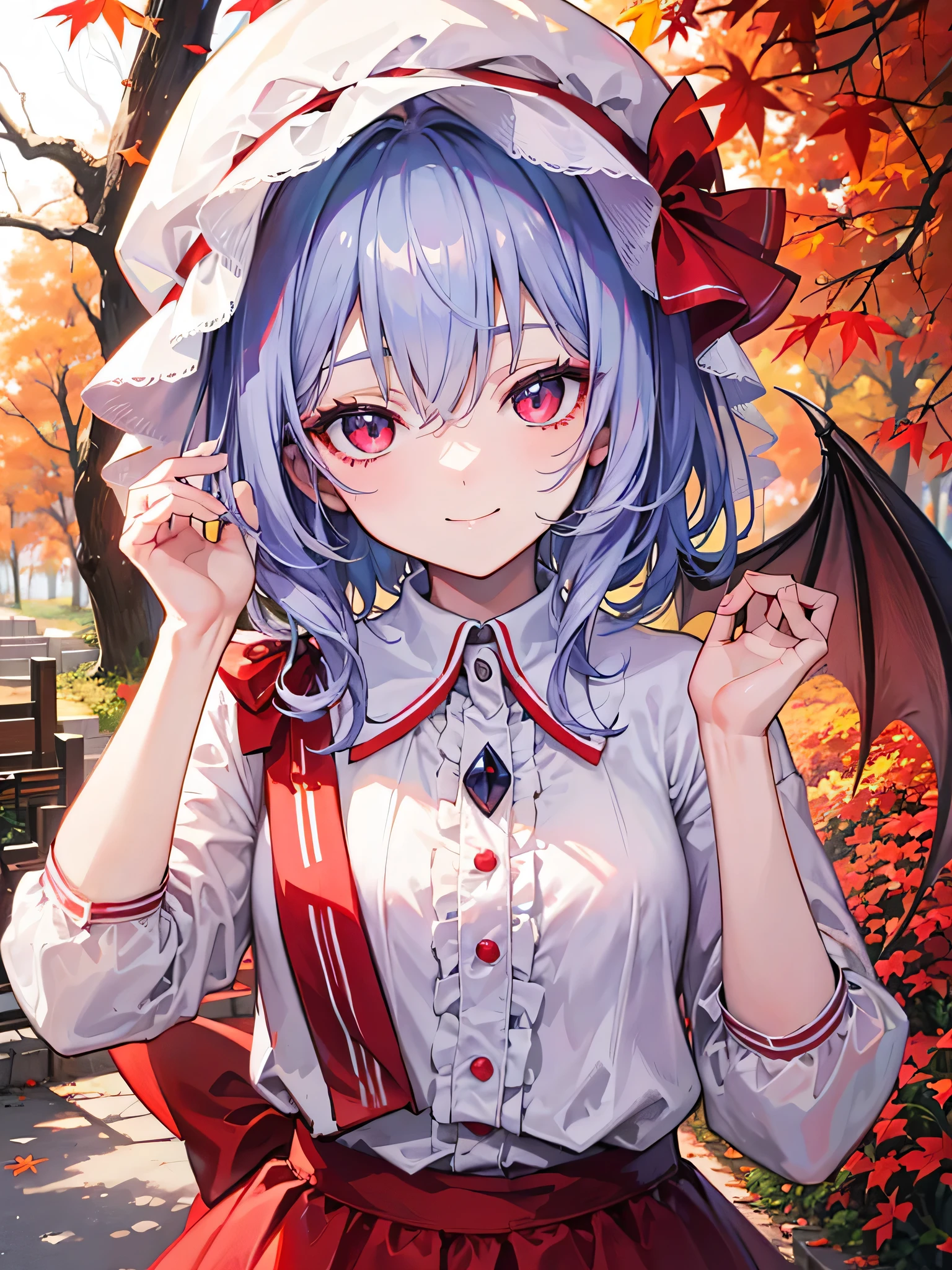 masterpiece,best quality,highres,cinematic lighting,dramatic angle,,1girl,cute face, big eyes,red face,Complaint 、troubled face 、 1 girl ,(((( light blue long hair)))),Masterpiece, high quality detailed,highres,anime,comic,detailed image, (an illustration of a teenage girl posing,,tareme(true beautiful:1.2), sense of depth,dynamic angle,,,, affectionate smile, (true beautiful:1.2),,(tiny 1girl model:1.2),)(flat chest),,red eyes,head wings,fangs,looking at viewer,white shirt,corset,black skirt,frills,bats,paw pose,happy,pantyhose,boots,Vampy,rose,arms behind back,cute,hands behind back,bent over,bowtie,, vampire ,
