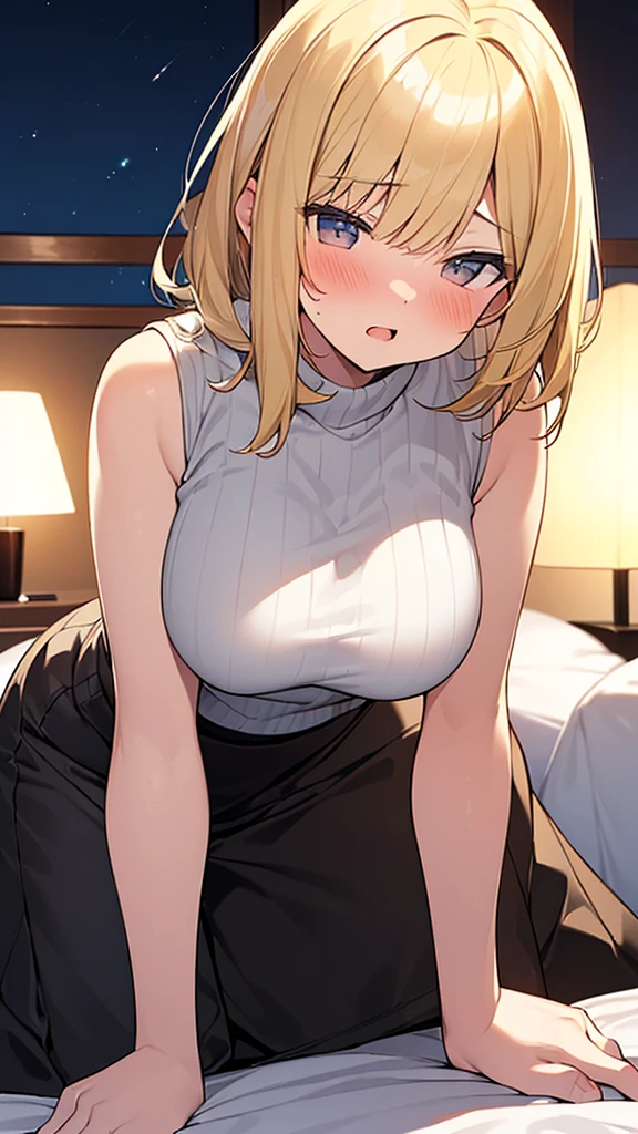 best quality, (masterpiece:1.2), highly detailed, 1girl, solo, cha hae-in, closed mouth, from front, looking at viewer, blonde hair, short hair, brown eyes, (nothing covering tits:1.4), (no bra;1.4), (embarrassed:1.2), view from below, sitting down, (spreading legs wide open), (no pantines:1.2), (nothing covering pussy:1.4), (pants torn in the middle:1.2), tear all over armor, (horny), (inside a cave), (body shaking:1.6), (nude), (trying to cover her body:1.5), (embarrassed:1.3), (clothes torn to shreds:1.6), (gang bang by green goblins:1.3)
