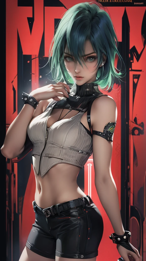 ((Best quality)), ((masterpiece)), (detailed:1.4), 3D, an image of a beautiful cyberpunk female,HDR (High Dynamic Range),Ray Tracing,NVIDIA RTX,Super-Resolution,Unreal 5,Subsurface scattering,PBR Texturing,Post-processing,Anisotropic Filtering,Depth-of-field,Maximum clarity and sharpness,Multi-layered textures,Albedo and Specular maps,Surface shading,Accurate simulation of light-material interaction,Perfect proportions,Octane Render,Two-tone lighting,Wide aperture,Low ISO,White balance,Rule of thirds,8K RAW,