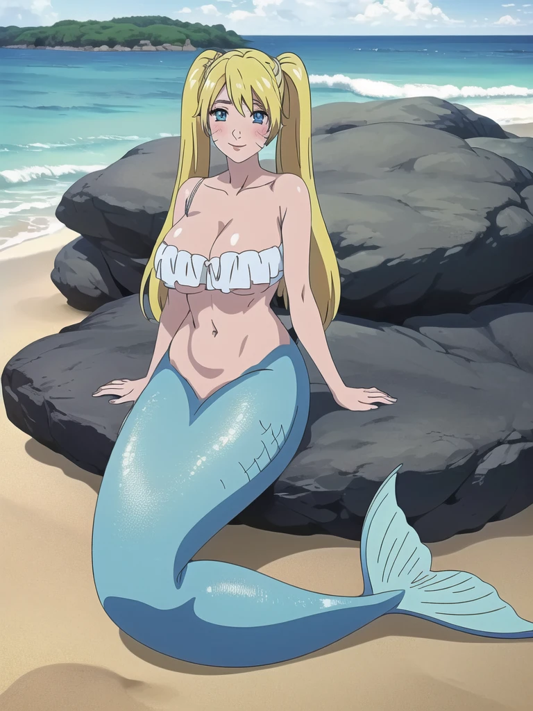 Anime. 1 Girl. Cute girl. Mermaid. Slave. Clumsy. Blonde. Long hair. Blue eyes. Beautiful eyes. Perfect eyes. Expressive eyes. Ideal face. 16 years. Big breasts. Beautiful breasts. Mermaid ears. Urinary incontinence. Wants to pee. I need to pee. A strong, desperate urge to pee. Pissing herself. Pissing to himself. Pees on the floor. She peed herself. No panties. Urine runs down my thighs. A puddle of urine on the sand underneath. Ideal anatomical body. Mermaid body. The whole body is covered in scars. Mermaid tail instead of legs. Fins on the hips. Gills on the neck. Webbing between the fingers. Slave collar. Shackles. Standing. On a bent tail. Standing at full height. Ocean. Beach. Shipwrecked ship. Beautiful character design. Shiny skin. Full body. nsfw. Scat. Official art. Extremely detailed CG Unity 8k wallpaper. Ideal lighting. Ultra high resolution 4K. Super detailed 8K. A high resolution.