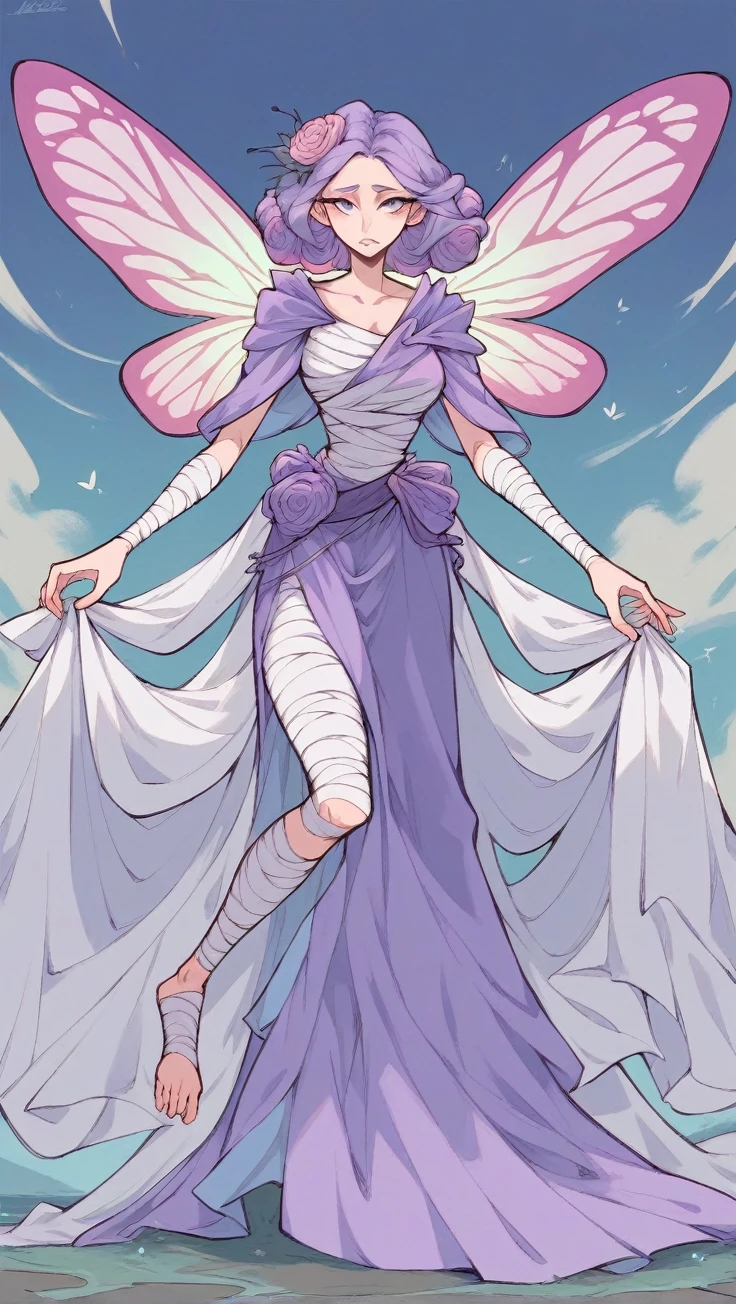 Milfachu
Fluttersby is a stunningly beautiful Poke-her-mom, with a lithe and graceful figure. Her costume consists of a sheer, gossamer-like bodysuit that clings to her curves, adorned with intricate patterns that resemble the veins of butterfly wings. The suit is predominantly shades of vibrant blue, purple, and pink, with hints of iridescent shimmer that catch the light.
Her arms and legs are adorned with delicate, translucent wing appendages that flutter and flutter with mesmerizing movements. These wings are large and expressive, ranging in size from her fingertips to her ankles, allowing Fluttersby to take flight with ease.
Fluttersby's face is framed by short, curled hair in a soft lavender hue, accentuating her delicate features. Her eyes are large and doe-like, with long lashes that flutter coyly. A small, button nose and full, glossy lips complete her alluring appearance.
As Fluttersby moves, the light plays across her costume, creating the illusion of her wings shimmering and shimmering. Her every motion is graceful and captivating, drawing the eye to her sensual curves and the gentle undulation of her wings.