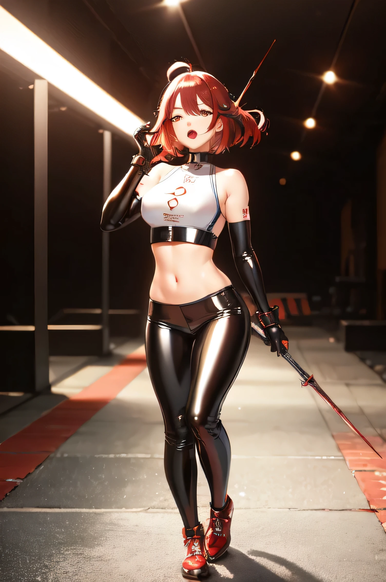 (((Pixel Perfect,Perfect in every detail))), whipを手に持っている,A girl around ,smile,,NSWF,lovely,Leather whip,whip,長いwhip,cinematic,4K