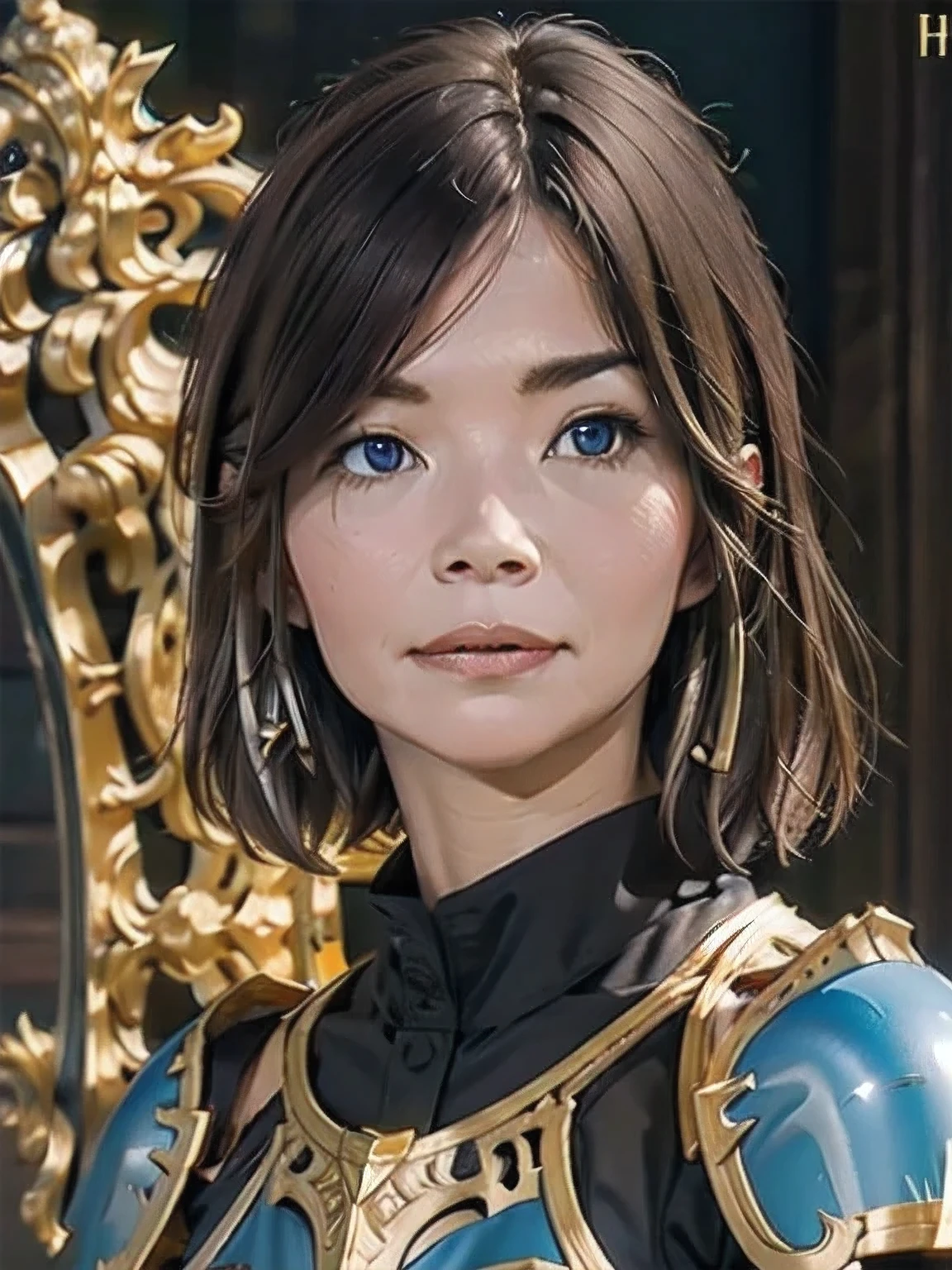 Paladin, 1 female, solo,PLD_armor, Dark Eyes