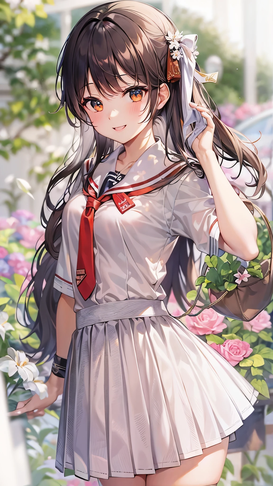 18-year-old student school flower