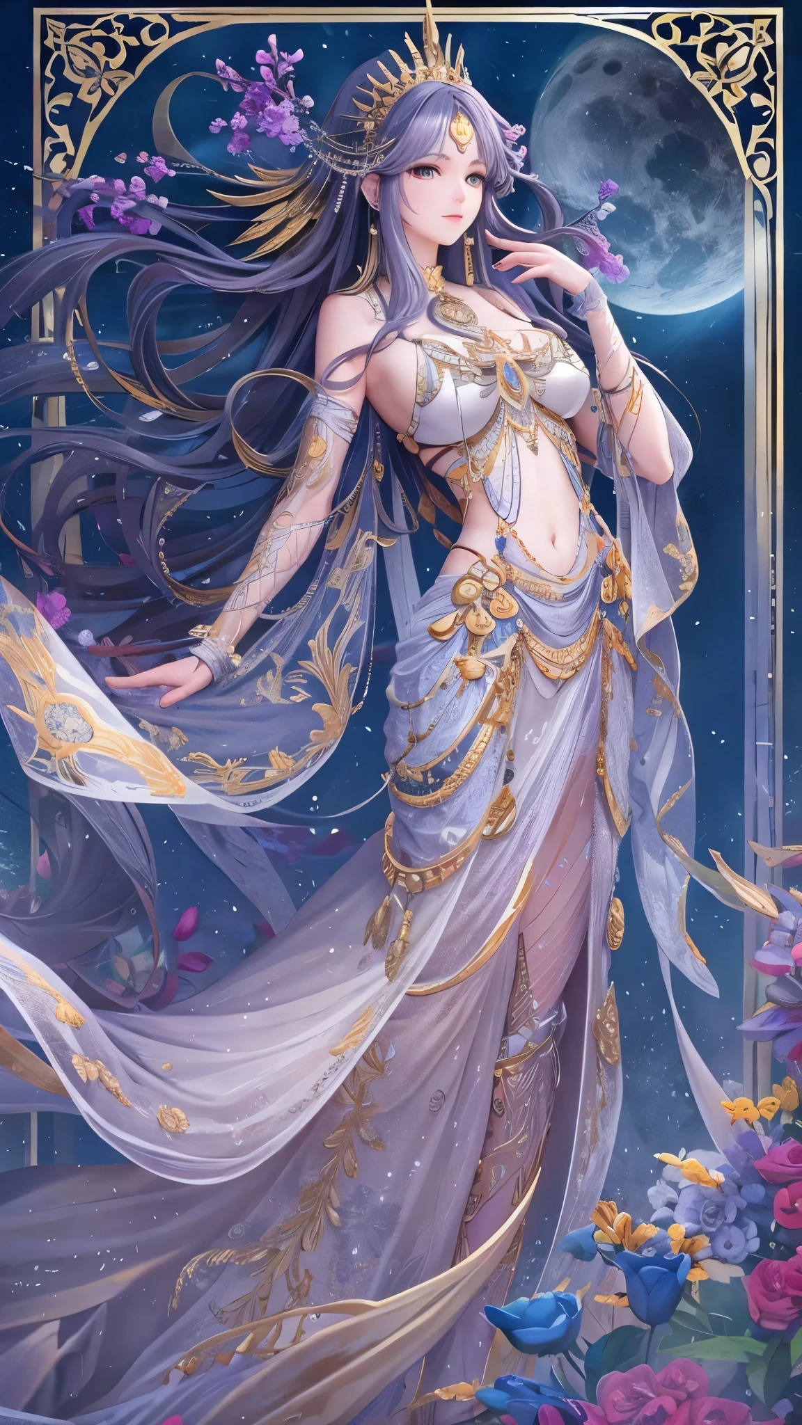 {{{{masterpiece}}}}, {{{Very detailed}}}, {{{High resolution}}}, {{Excellent anatomy}}, (((highest quality))), ((Very delicate and beautiful)), {{Very fine and delicate}}, {8k CG wallpaper},((Detailed Background))1 female、Best Style、Beautiful woman、The most Beautiful woman in the world、Purple flowers bloom on the purple lake surface, soft Purple glow, Purple light, (Purple Wisteria Forest), Wisteria Season, art, Shining Purple, Purple petals fluttering here and there、 The blossoming road to heaven, Purple glow、Purple Water、Purple reflective water surface、Purple light、(((Transparent long dress:1.5))),((Big Breasts))、See through、Waterside and Wisteria、Detailed design、Beautiful design、Sexy pose、Transparent skin、Nipples