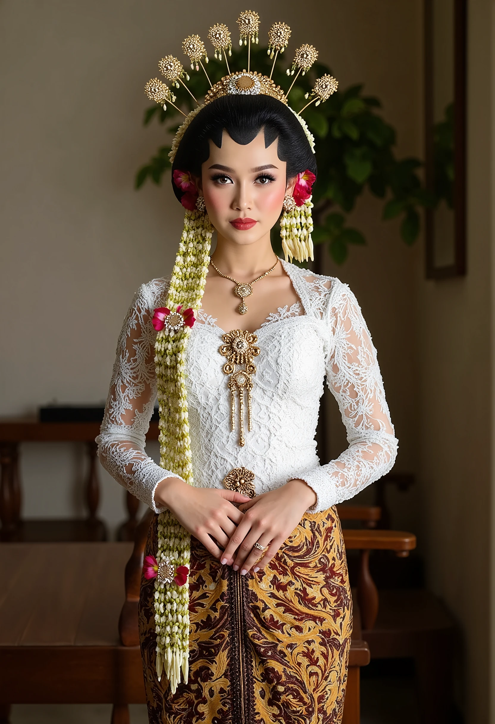 (masterpiece, best quality:1.2), 1girl, Alone, Javanese Traditional